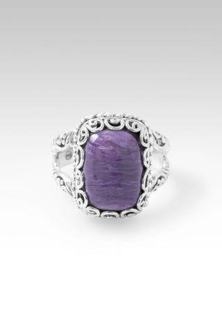 Never Steered Wrong Ring™ in Charoite - Split Shank - only found at SARDA™