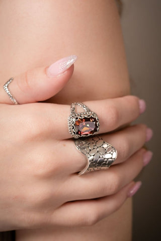 Never Steered Wrong Ring™ in Hayward's Muse™ Mystic Quartz - Split Shank - only found at SARDA™