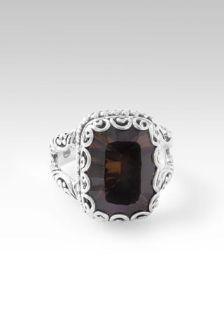 Never Steered Wrong Ring™ in Smoky Quartz - Dinner - only found at SARDA™
