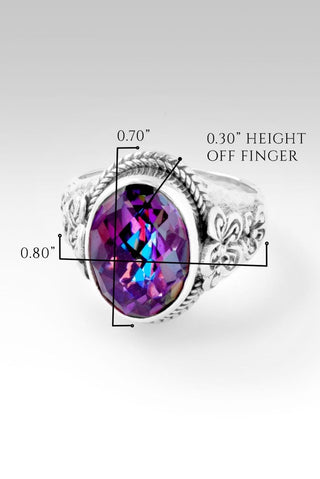 New Life Ring™ in Xanadu™ Mystic Quartz - Dinner - only found at SARDA™