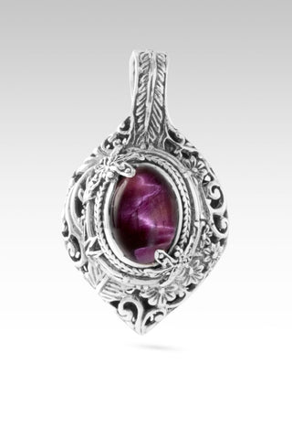 No More Even If's Pendant™ in Pink Tiger's Eye - Single Stone - only found at SARDA™