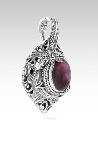 No More Even If's Pendant™ in Pink Tiger's Eye - Single Stone - only found at SARDA™