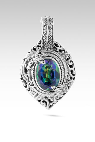No More Even If's Pendant™ in Richey Blue™ Mystic Quartz - Single Stone - only found at SARDA™