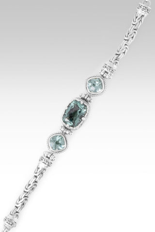 No More Fear Bracelet™ in Green Lab Created Quartz & Paraiba Lab Created Spinel - Multi Stone - only found at SARDA™
