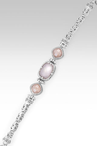 No More Fear Bracelet™ in Rose Quartz Mother of Pearl & Celestial Coated Pink Moonstone - Multi Stone - only found at SARDA™