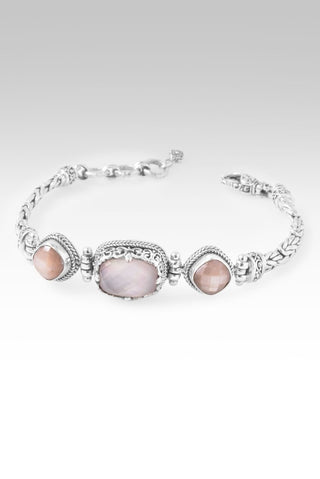 No More Fear Bracelet™ in Rose Quartz Mother of Pearl & Celestial Coated Pink Moonstone - Multi Stone - only found at SARDA™