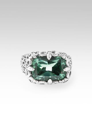 No More Runnin' Away Ring™ in Green Lab Created Quartz - Statement - only found at SARDA™