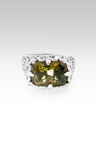 No More Runnin' Away Ring™ in Olive Quartz - Statement - only found at SARDA™