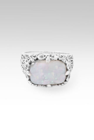 No More Runnin' Away Ring™ in White Mother of Pearl & Quartz - Statement - only found at SARDA™
