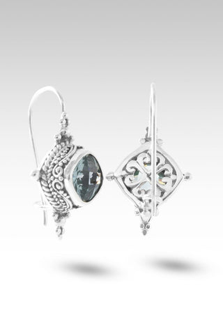 No More Shame Earrings™ in Paraiba Lab Created Spinel - Sarda Safety Latch - only found at SARDA™