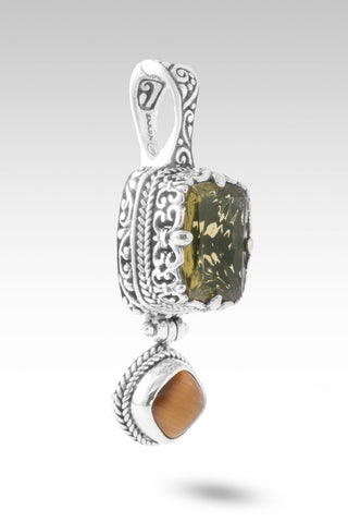 No More Worries Pendant™ in Olive Quartz & Tiger's Eye - Multi Stone - only found at SARDA™