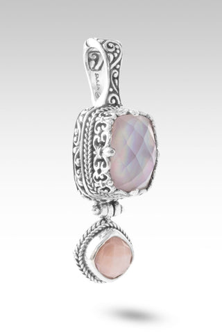 No More Worries Pendant™ in Rose Quartz Mother of Pearl & Celestial Pink Moonstone - Multi Stone - only found at SARDA™