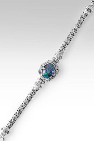No Need 4 Stressin' Bracelet™ in Opal Mosaic & Quartz - Single Stone - only found at SARDA™