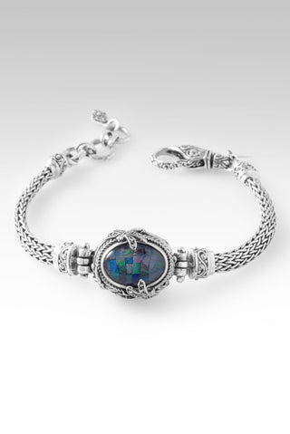 No Need 4 Stressin' Bracelet™ in Opal Mosaic & Quartz - Single Stone - only found at SARDA™