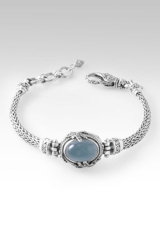 No Need 4 Stressin' Bracelet™ in Paraiba Chalcedony - Single Stone - only found at SARDA™