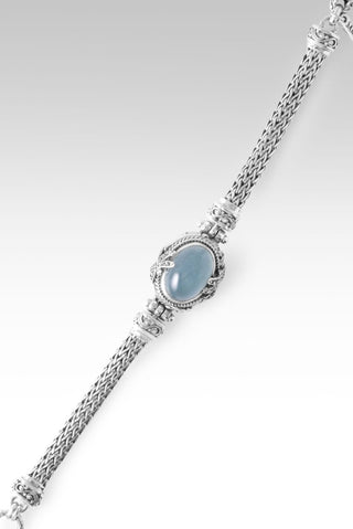 No Need 4 Stressin' Bracelet™ in Paraiba Chalcedony - Single Stone - only found at SARDA™