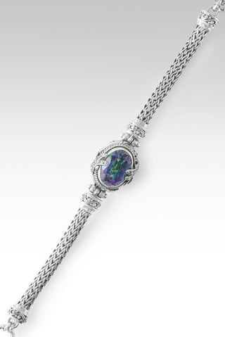 No Need 4 Stressin' Bracelet™ in Richey Blue™ Mystic Quartz - Single Stone - only found at SARDA™