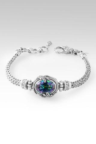 No Need 4 Stressin' Bracelet™ in Richey Blue™ Mystic Quartz - Single Stone - only found at SARDA™