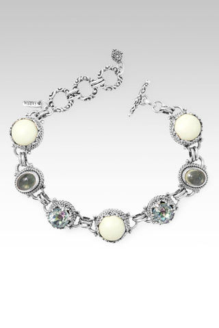 Nobody Out Gives U Bracelet™ in Lemon Chrysoprase, Novel™ Mystic Quartz & Prehnite - Multi Stone - only found at SARDA™