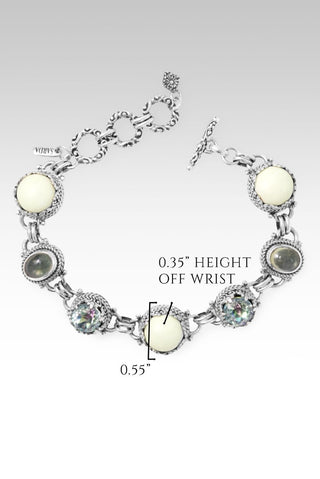 Nobody Out Gives U Bracelet™ in Lemon Chrysoprase, Novel™ Mystic Quartz & Prehnite - Multi Stone - only found at SARDA™