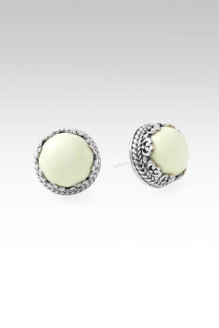 Nobody Out Gives U Earrings™ in Novel™ Lemon Chrysoprase - Stud - only found at SARDA™