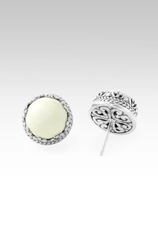 Nobody Out Gives U Earrings™ in Novel™ Lemon Chrysoprase - Stud - only found at SARDA™