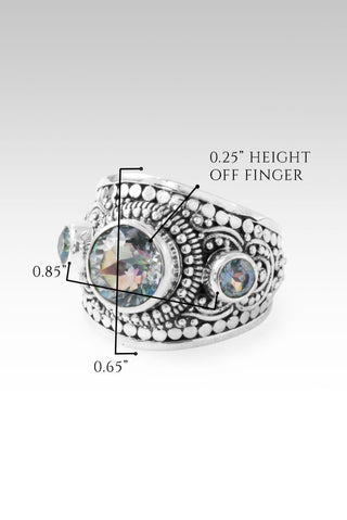 Nobody Out Gives U Ring™ in Novel™ Mystic Quartz & Bali Crush™ Mystic Topaz - Dinner - only found at SARDA™