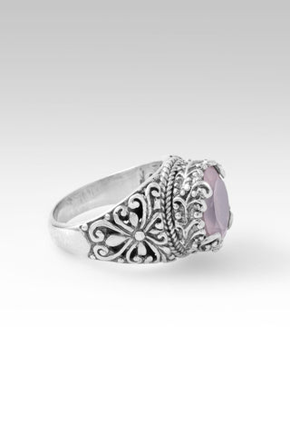 Not Alone, Never Ring™ in Cloud Pink Rose Quartz - Dinner - only found at SARDA™
