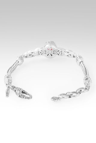 Not My Battle Bracelet™ in Raspberry Rouge™ Mystic Quartz - Single Stone - only found at SARDA™