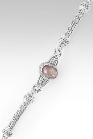 Not My Battle Bracelet™ in Smoky Quartz Mother of Pearl - Single Stone - only found at SARDA™