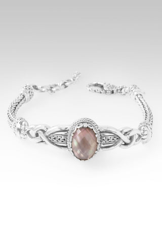 Not My Battle Bracelet™ in Smoky Quartz Mother of Pearl - Single Stone - only found at SARDA™