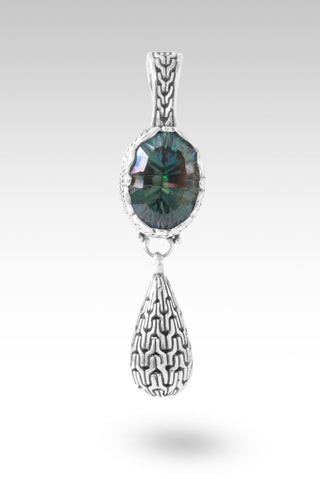 Not My Fight Pendant™ in Morning Mist™ Mystic Quartz - Single Stone - only found at SARDA™