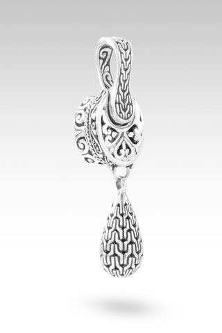 Not My Fight Pendant™ in Raspberry Rouge™ Mystic Quartz - Single Stone - only found at SARDA™