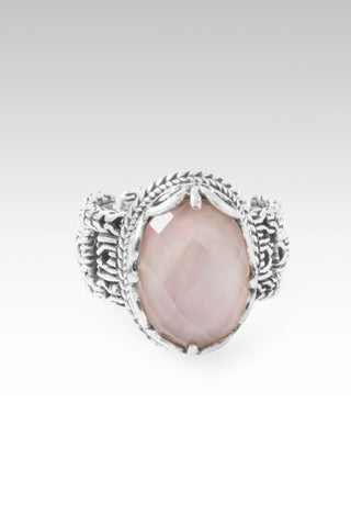 Not Today Satan Ring™ in Rainbow Champagne Mother of Pearl Quartz - Dinner - only found at SARDA™