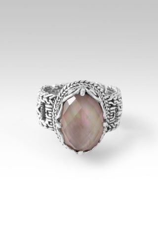 Not Today Satan Ring™ in Smoky Quartz Mother of Pearl - Dinner - only found at SARDA™
