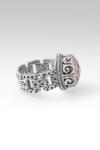 Not Today Satan Ring™ in Smoky Quartz Mother of Pearl - Dinner - only found at SARDA™