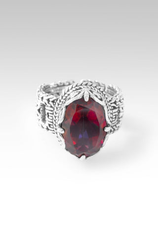 Not Today Satan Ring™ Raspberry Rouge™ Mystic Quartz - Dinner - only found at SARDA™
