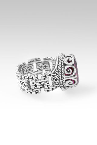 Not Today Satan Ring™ Raspberry Rouge™ Mystic Quartz - Dinner - only found at SARDA™