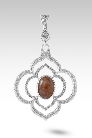 Nothing He Can't Do Pendant™ in Galaxy Rutilated Quartz - Single Stone - only found at SARDA™