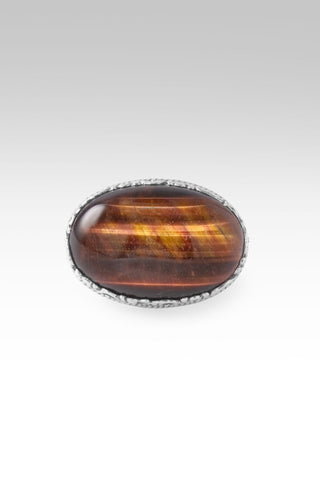 Nothing He Can't Do Ring™ in Chocolate Tiger's Eye - Statement - only found at SARDA™