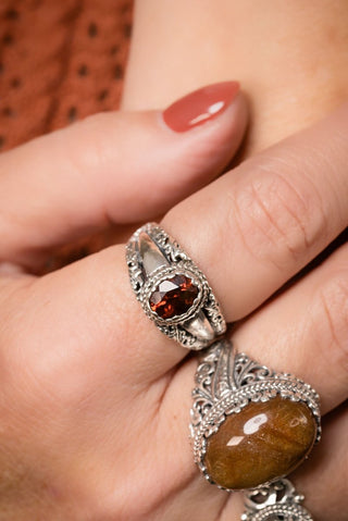 Nothing He Can't Do Ring™ in Madeira Citrine - Dinner - only found at SARDA™