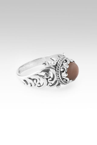 Nothing He Can't Do Ring™ in Strawberry Mocha Sunstone - Dinner - only found at SARDA™