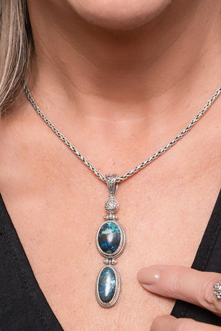 Nothing More Real Pendant™ in Chrysocolla - Multi Stone - only found at SARDA™