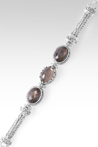 Nothing Seperates Me Bracelet™ in Rutilated Sunstone Quartz & Rainbow Rose Gold Sunstone - Multi Stone - only found at SARDA™