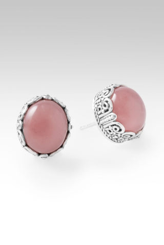 Nothing Stands Against Earrings™ in Ballet Blush Quartz - Stud - only found at SARDA™