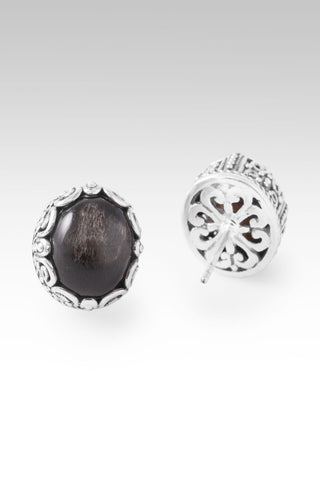 Nothing Stands Against Earrings™ in Rainbow Rose Gold Sunstone - Stud - only found at SARDA™