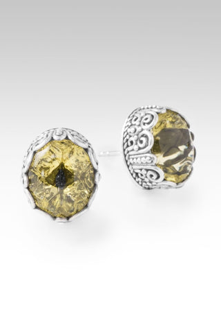 Nothing Stands Against Earrings™ in Sunflower Citrine - Stud - only found at SARDA™