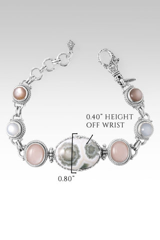 Nothing Stands Against Us Bracelet™ in Ocean Jasper, Peach Moonstone, White Moonstone & Latte Moonstone - Multi Stone - only found at SARDA™