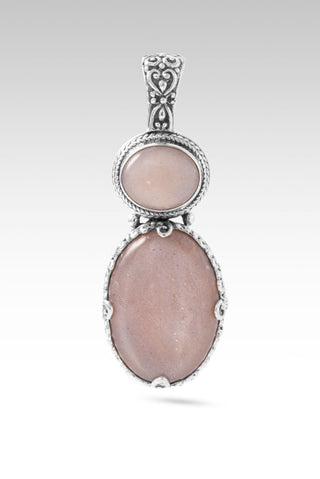 Nothing Stands Against Us Pendant™ in Latte Moonstone & Peach Moonstone - Multi Stone - only found at SARDA™