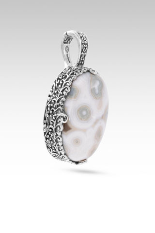 Nothing Stands Against Us Pendant™ in Ocean Jasper - Single Stone - only found at SARDA™